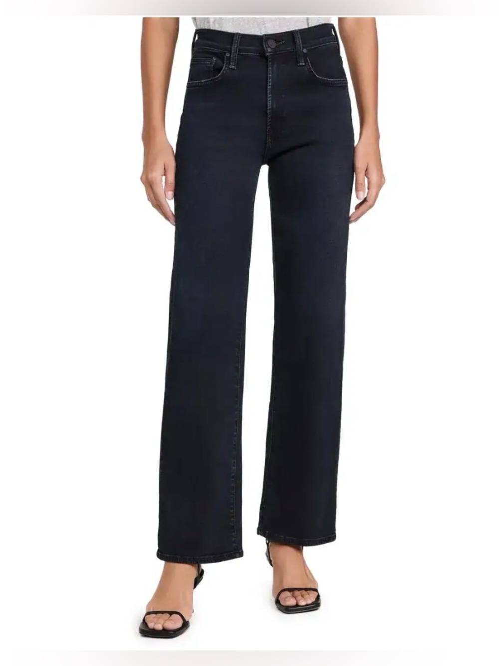 Mother Denim The Rambler Zip Ankle in Night in Venice